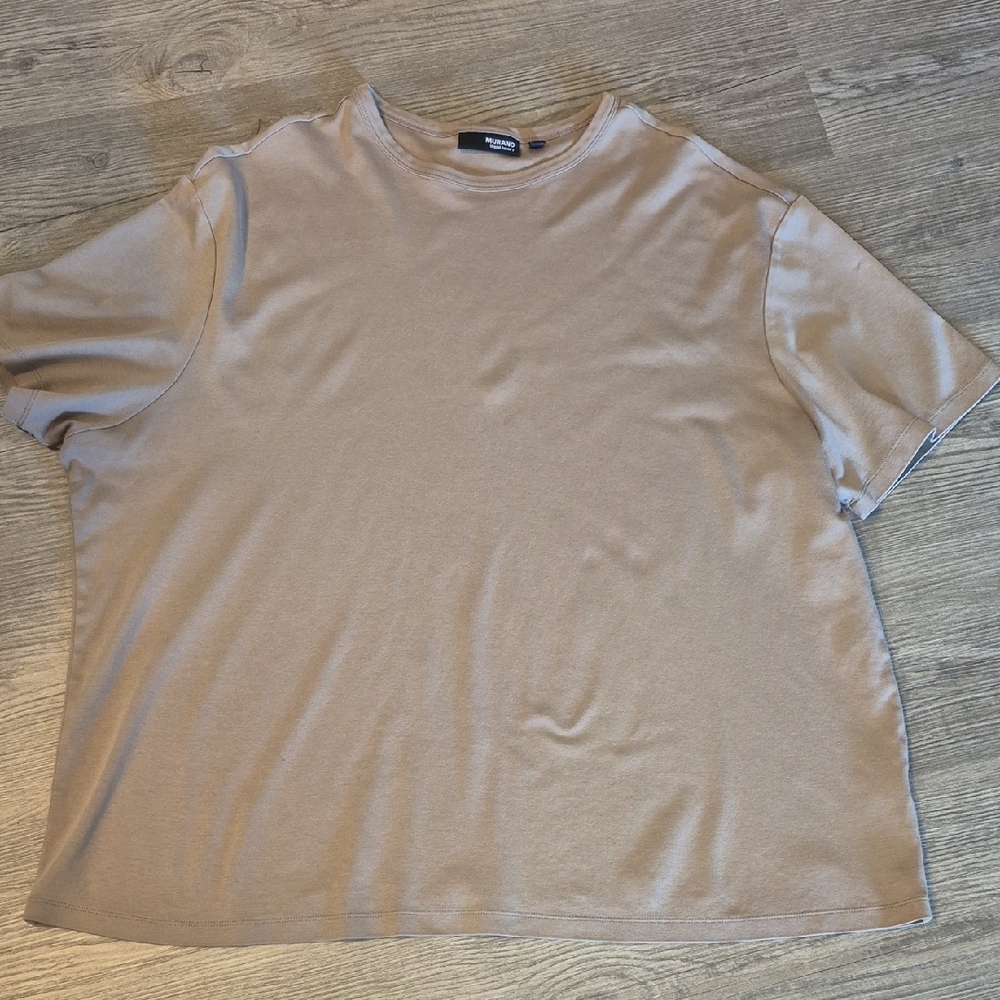 Murano Liquid Luxury Tan Short Sleeve T-Shirt